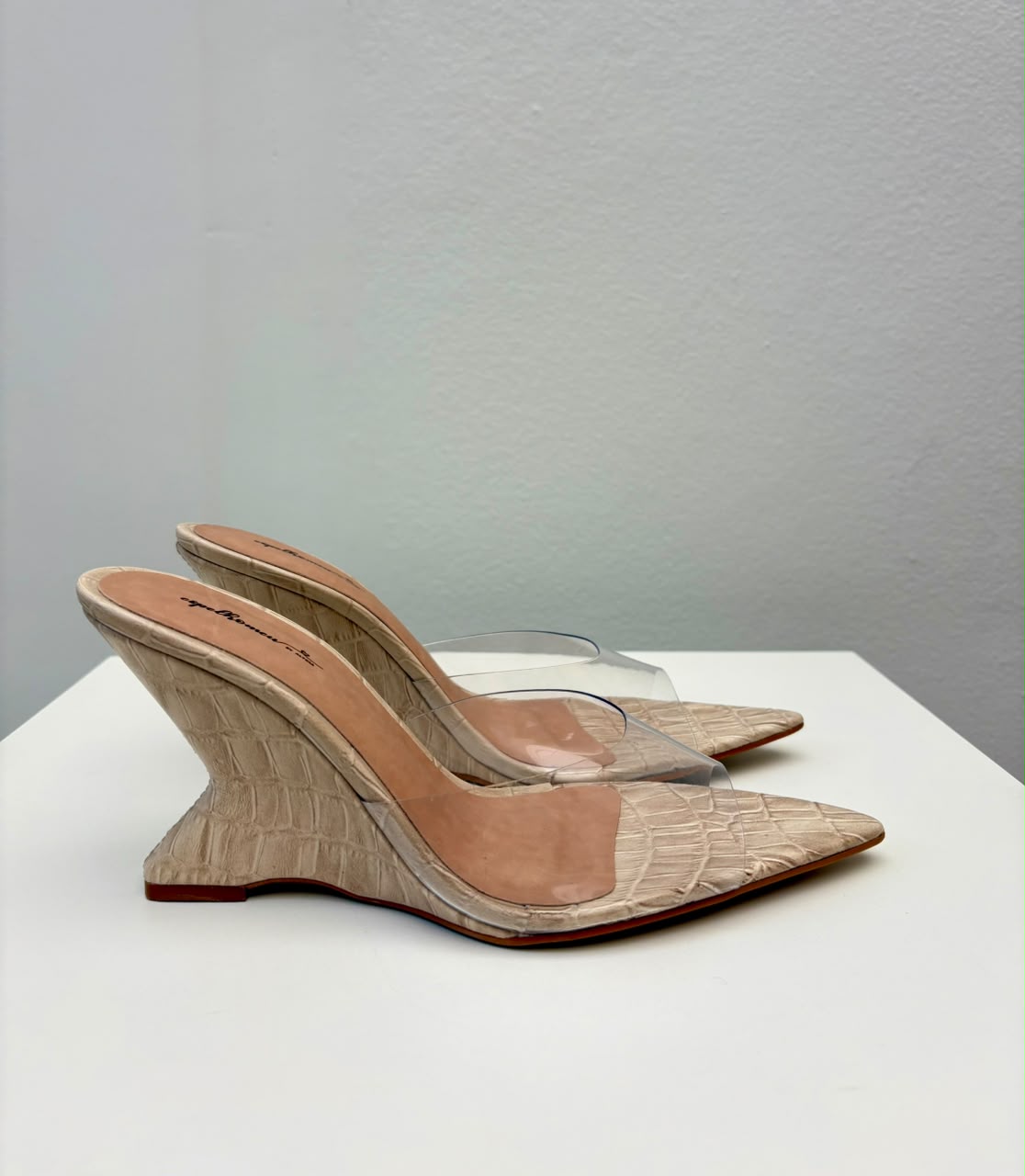 Tamanco Alana, Croco nude