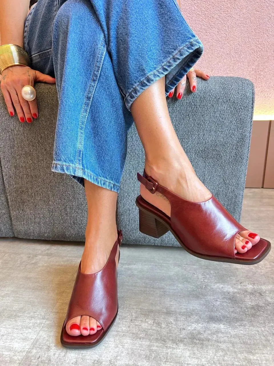 Ankle Boot Janaina, Marsala