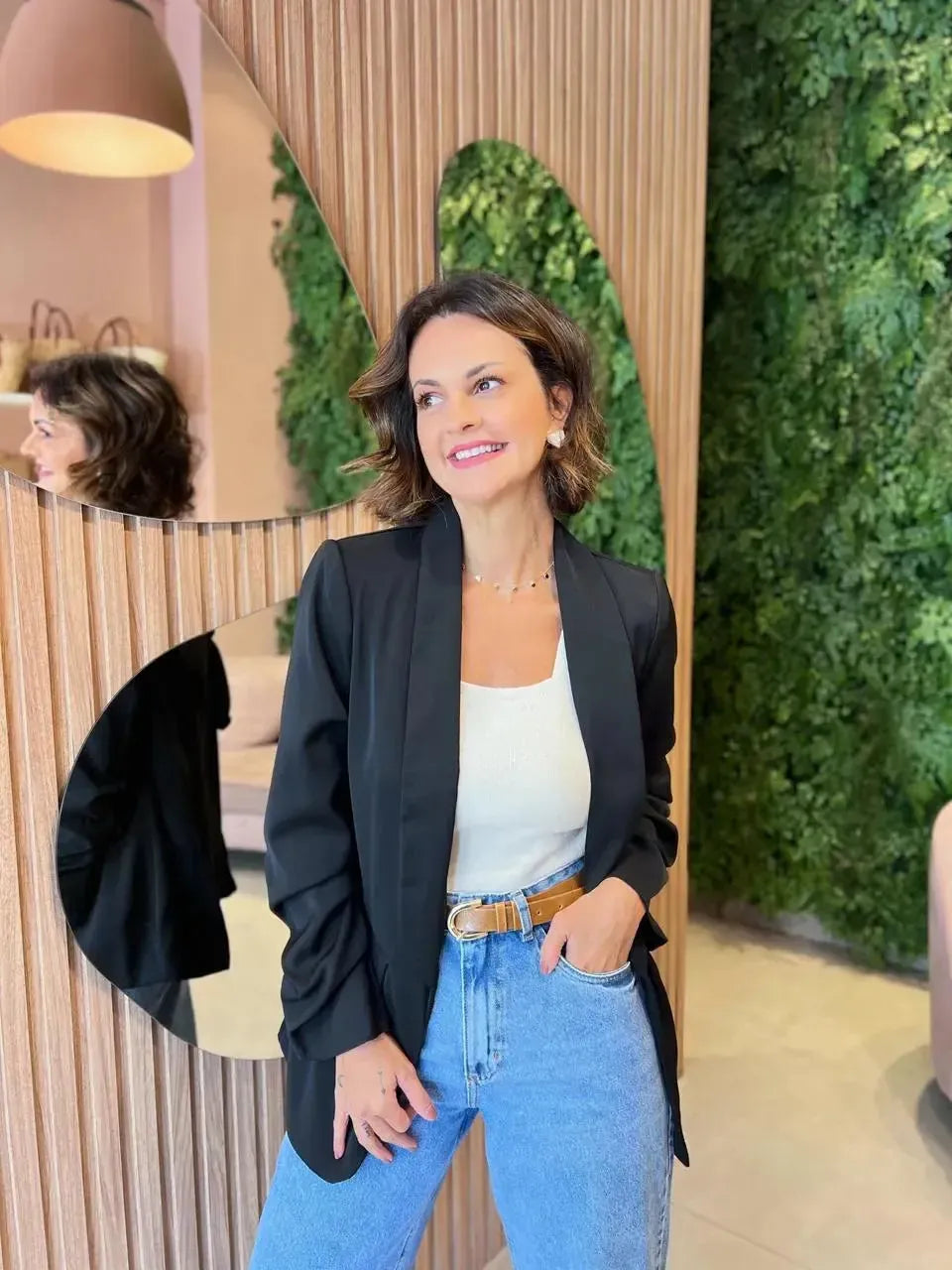 Blazer Oversized, Preto