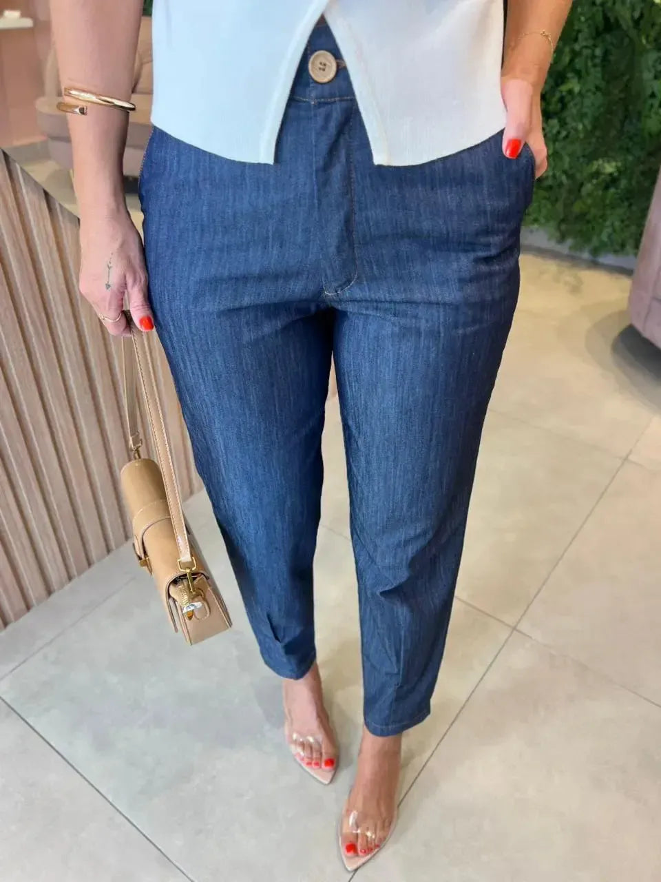 Calça Jeans Cenoura