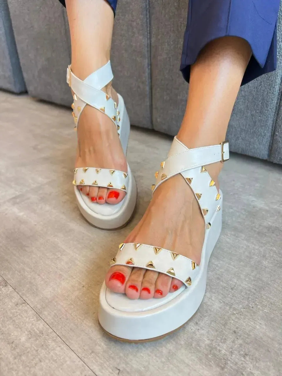 Flatform Jeni, Off White