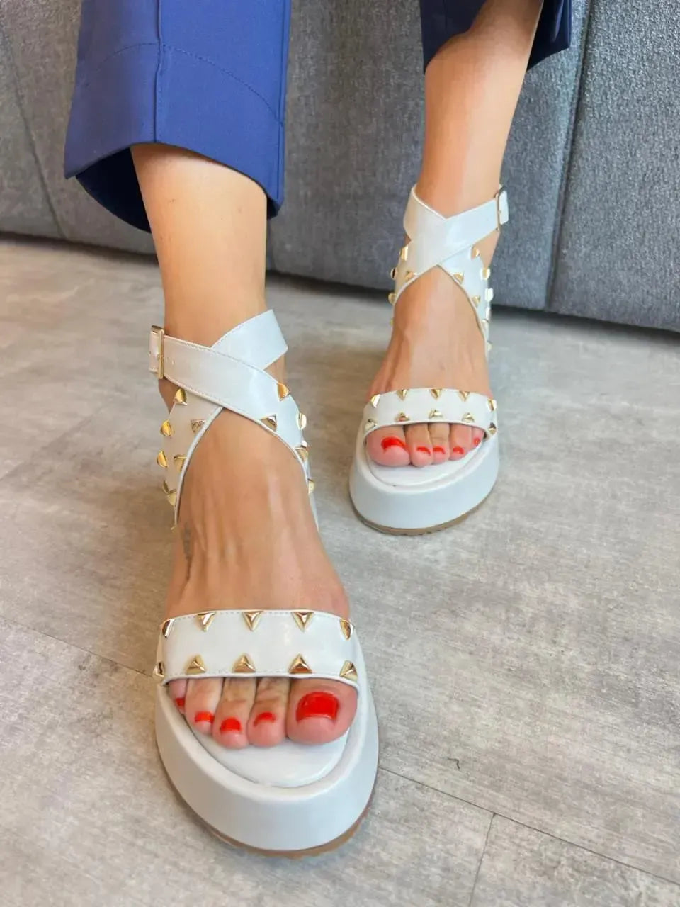 Flatform Jeni, Off White