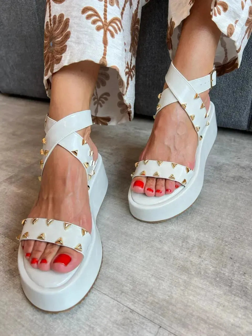 Flatform Jeni, Off White