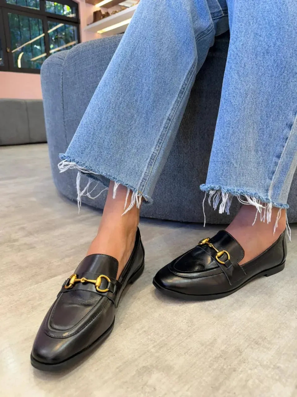 Mocassim Olivia, Preto