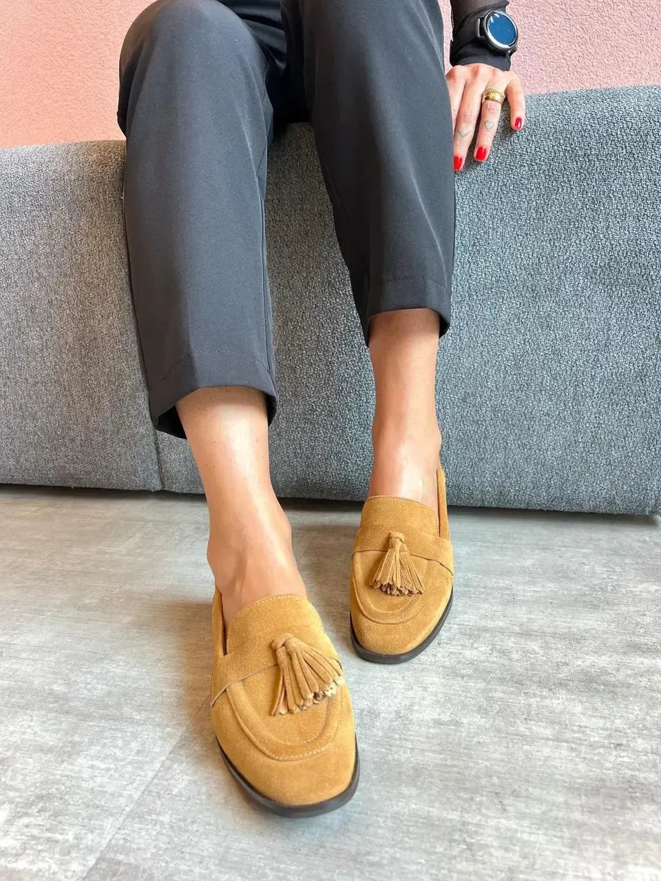 Mocassim Paola, Bege