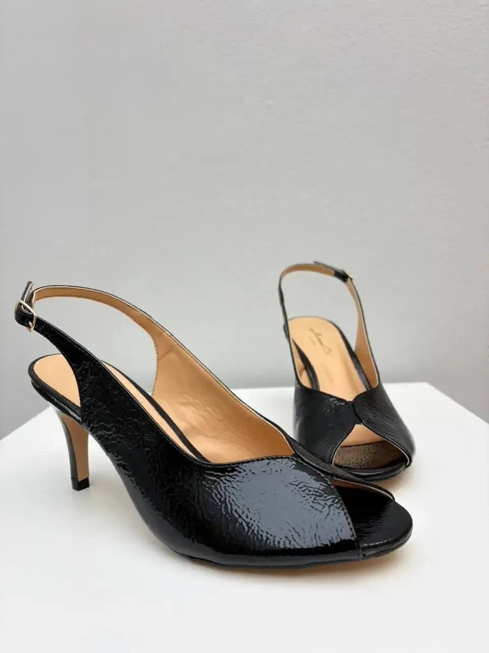 Peep Toe Aly, Preto