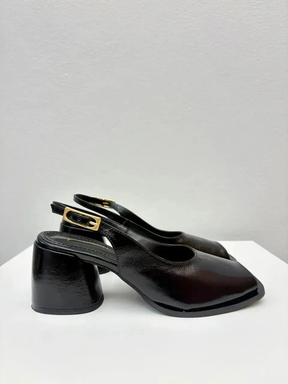 Peep Toe Juliana, Preto