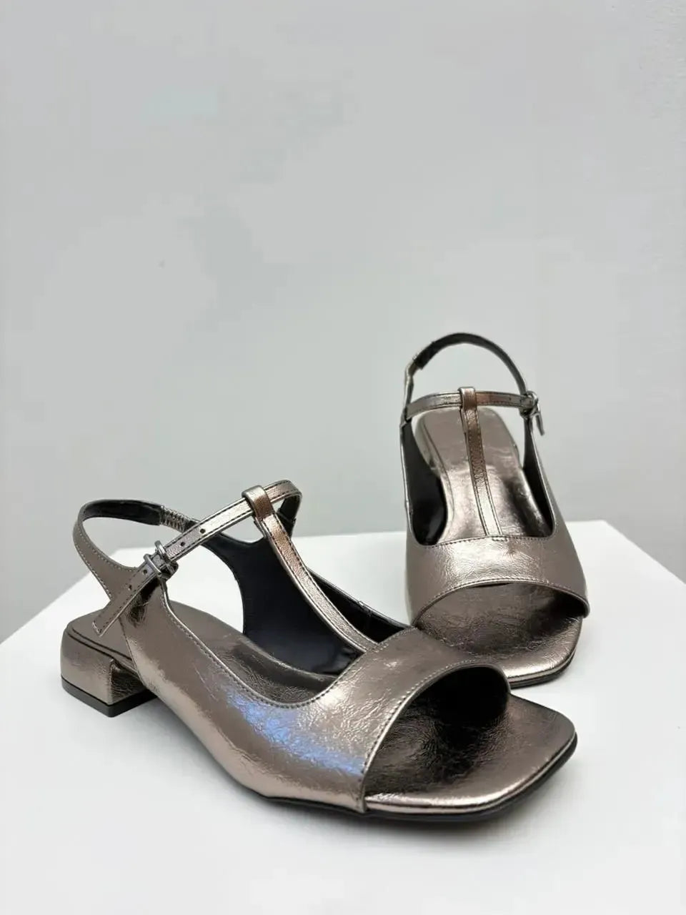 Rasteira Capri Prata Velho