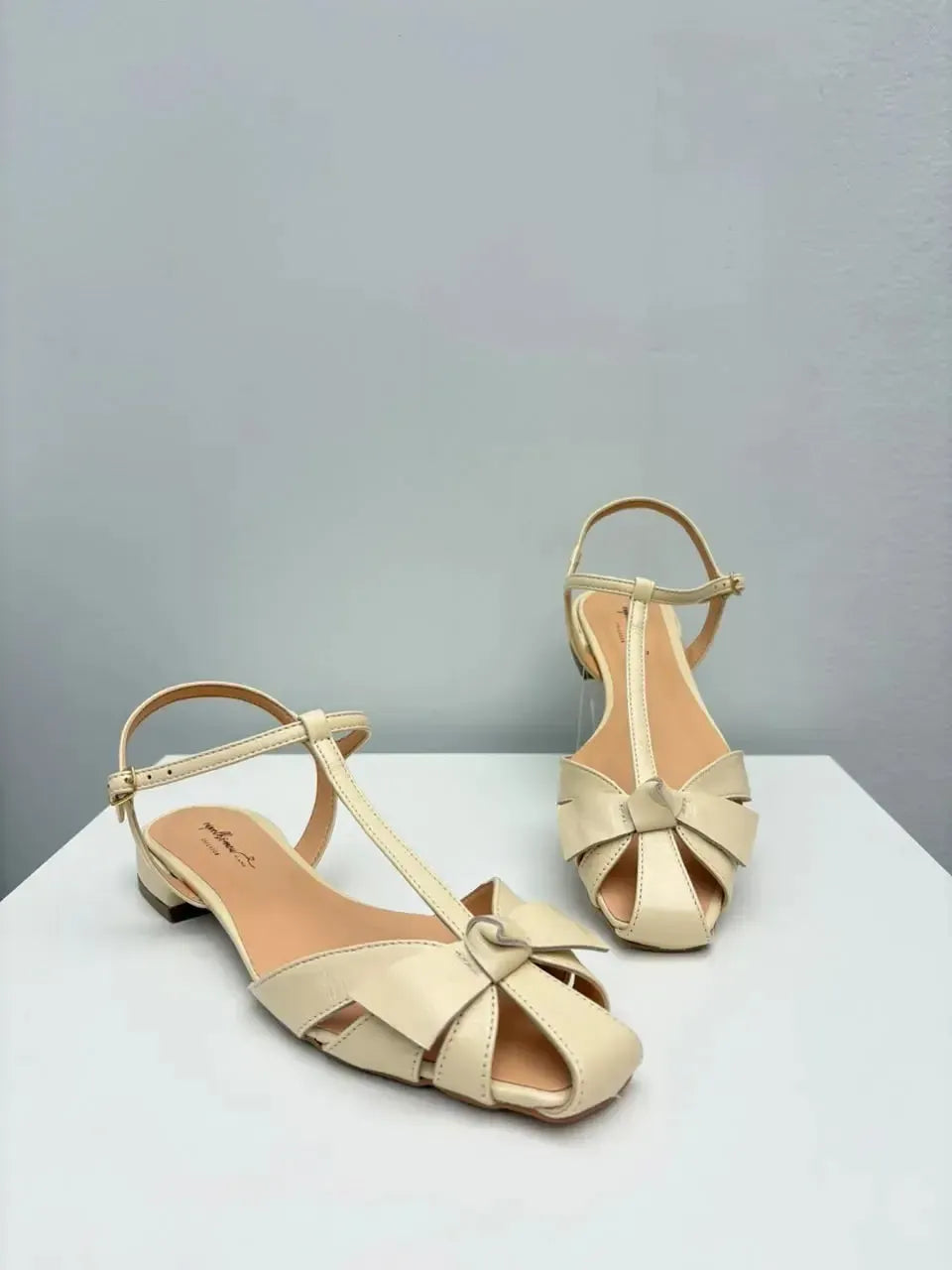 Rasteira Clara, Creme