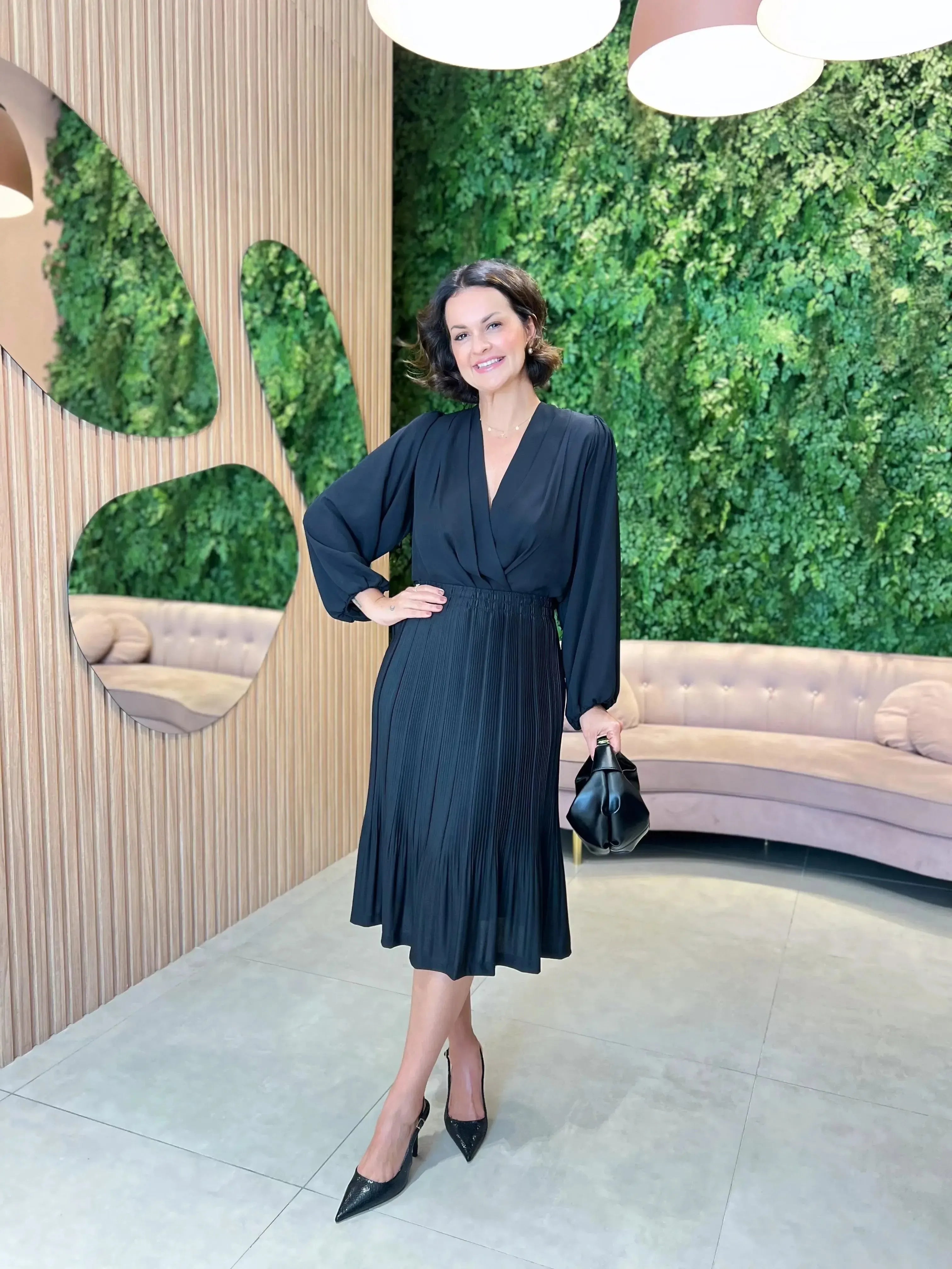 Saia Plissada, A Nossa Queridinha, Preta