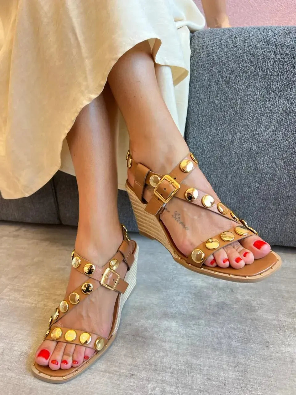 Sandália Anabela Iva