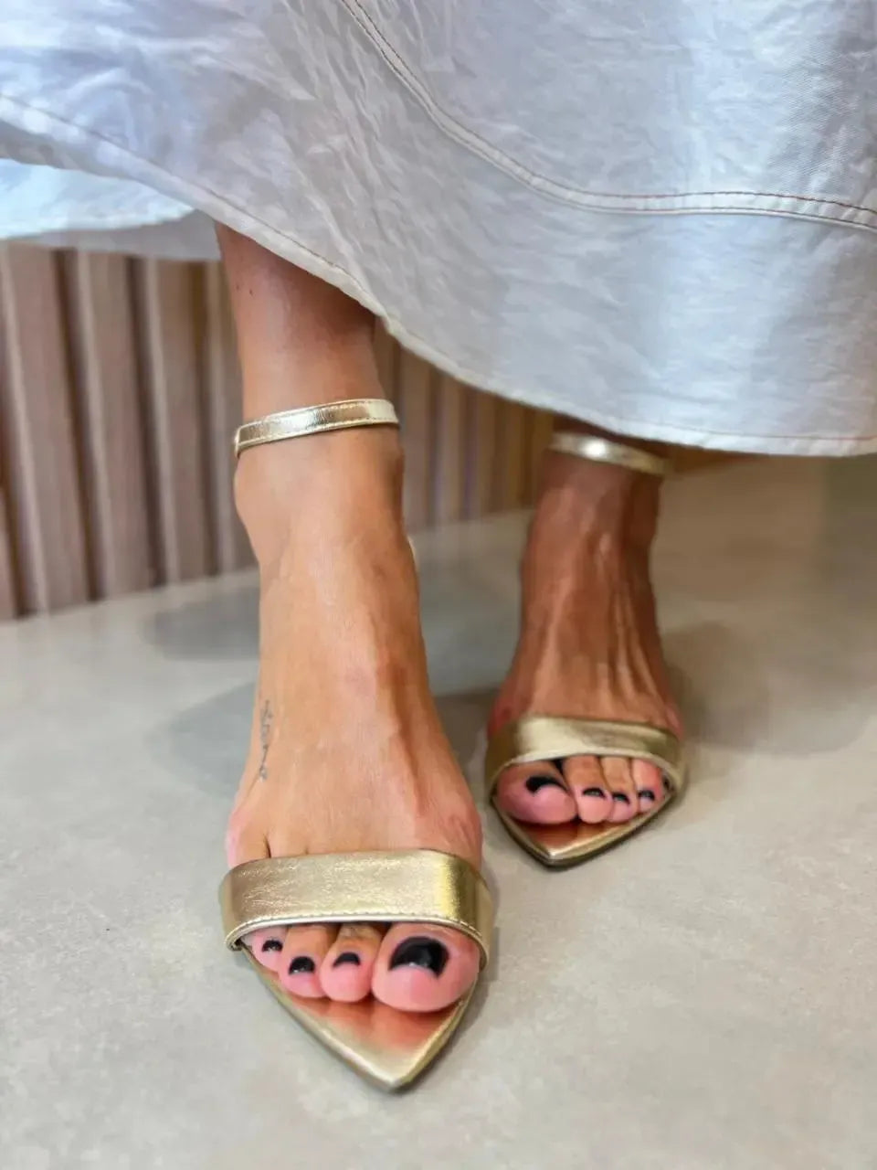 Sandália Dani Ouro Light