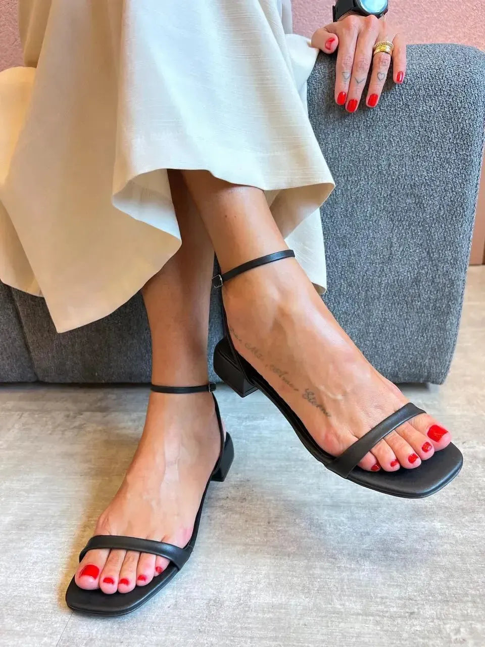 Sandália Maju, Preta