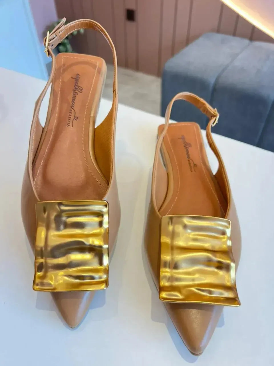 Sapatilha Aura Caramelo