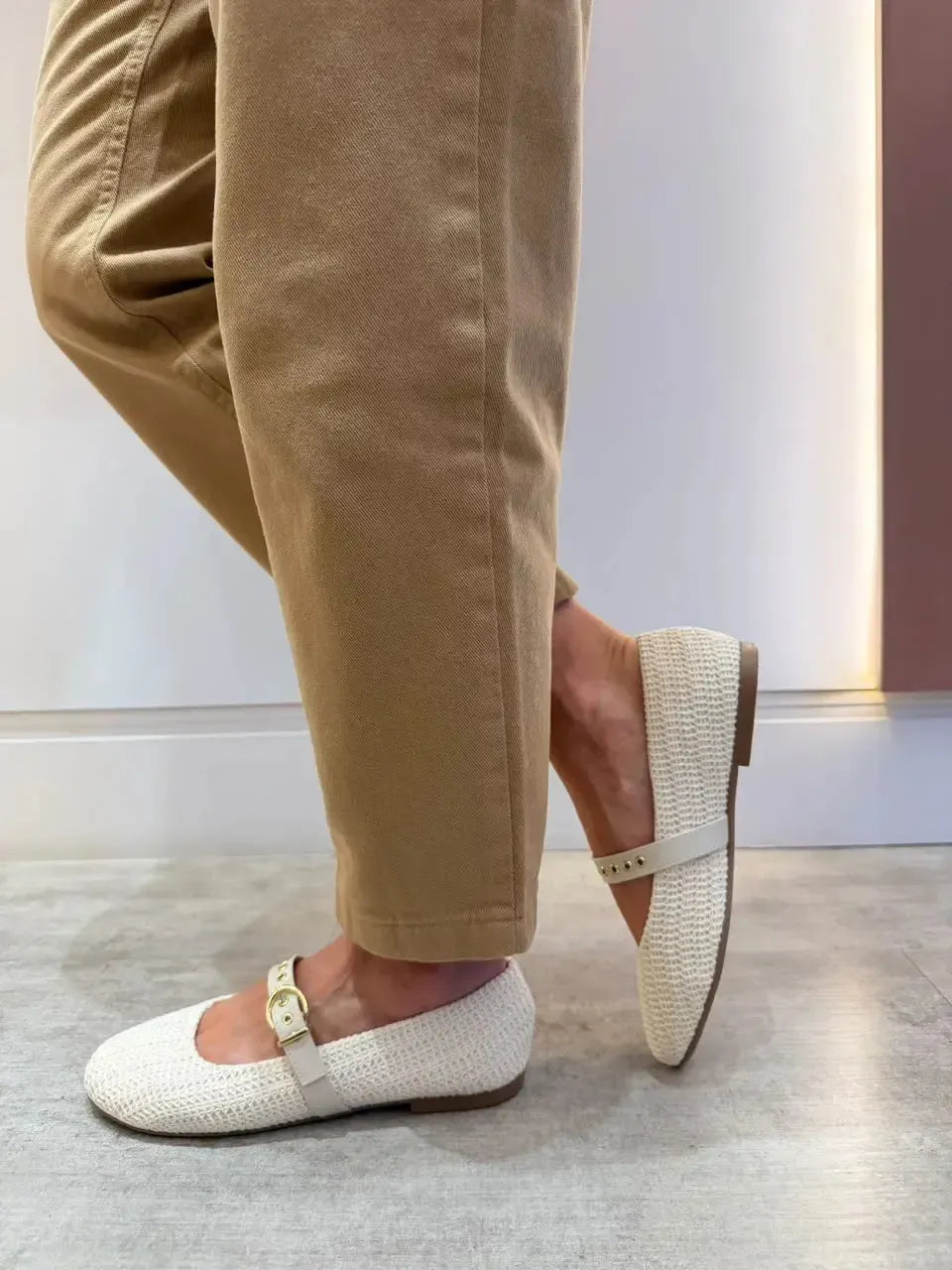Sapatilha Mel, Off White