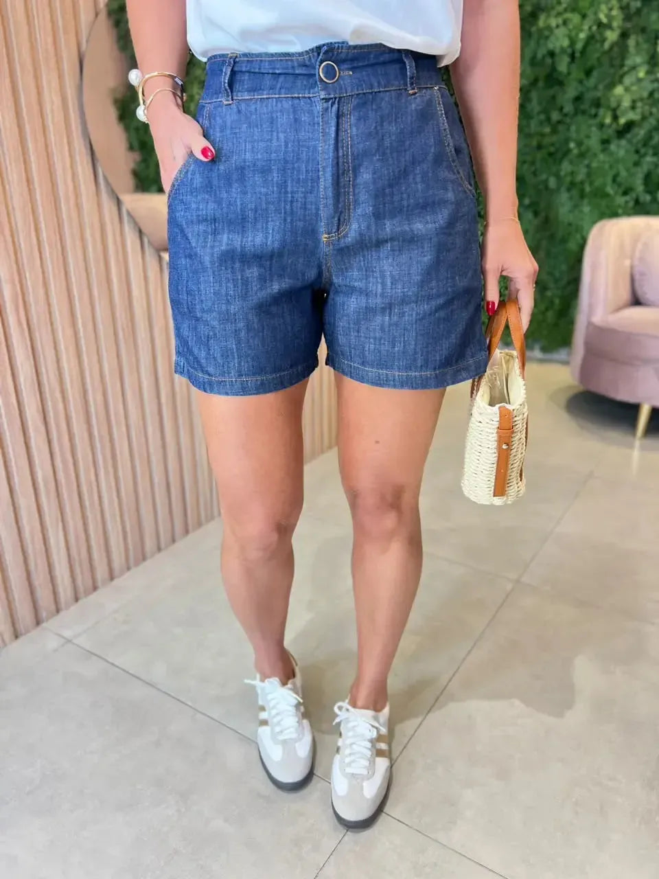 Shorts Jeans Básico (Envios e Retiradas a Partir de 26/10)