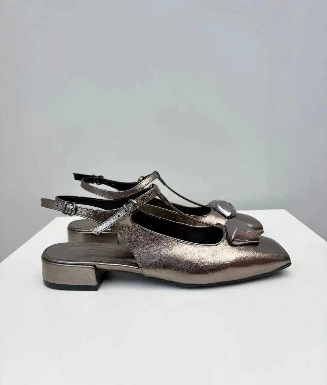 Slingback Alycia, Prata Velho