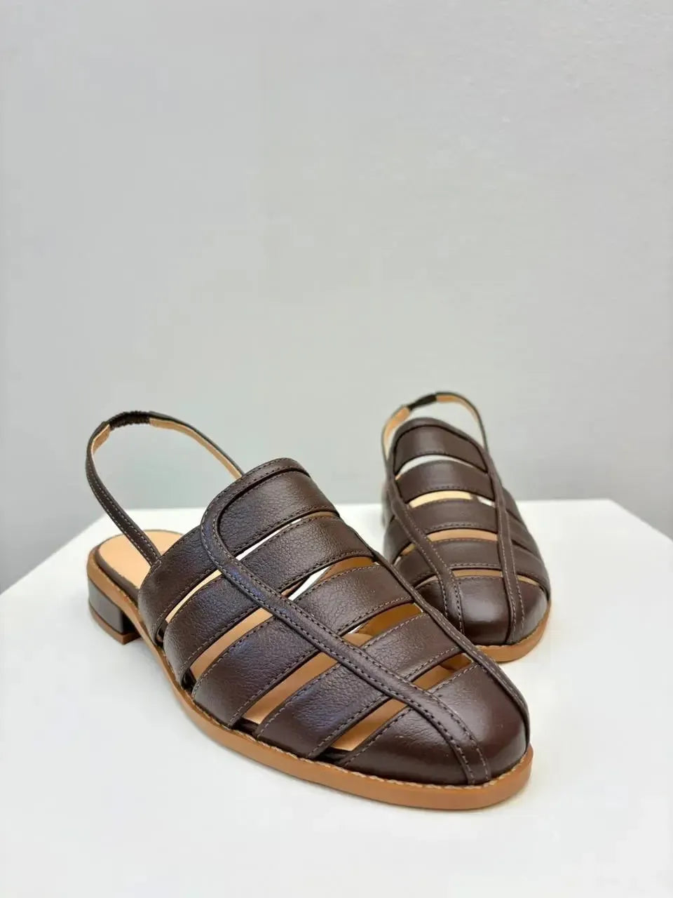 Slingback Clarice, Marrom