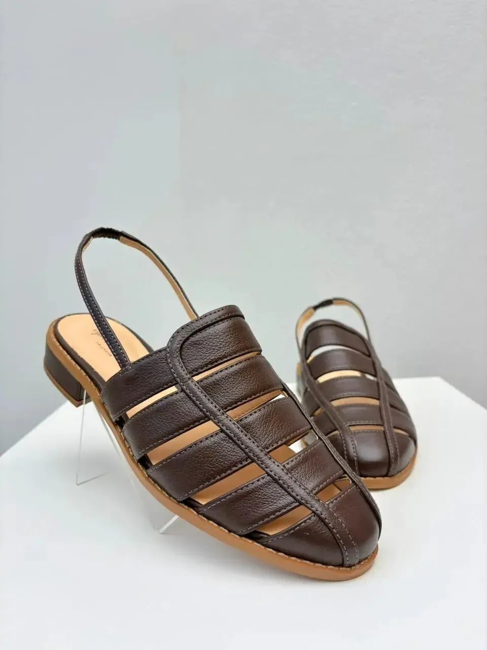 Slingback Clarice, Marrom