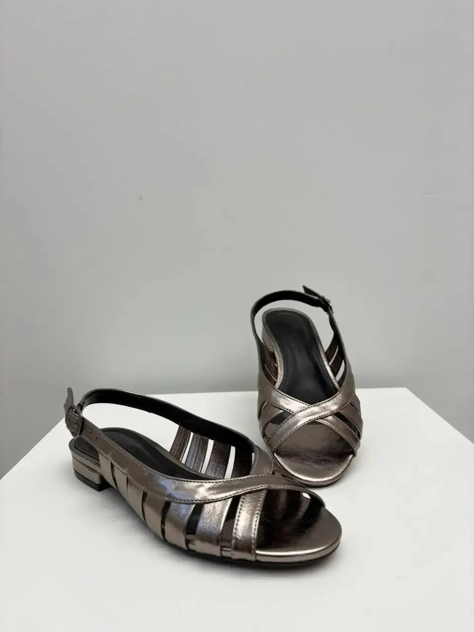 Slingback Cora, Prata Velha