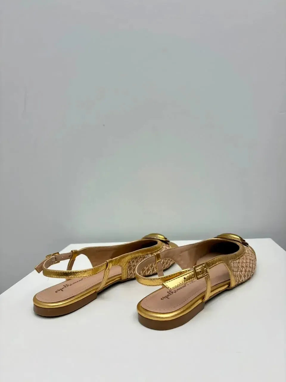 Slingback Marcela, Dourada