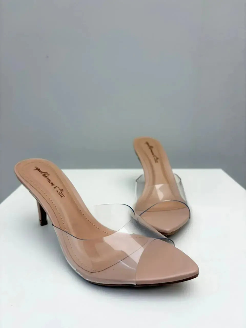 Tamanco Cristal Nude