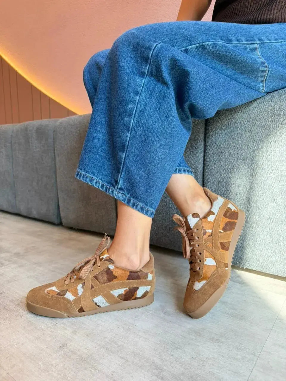 Tênis Júlia, Cow Print