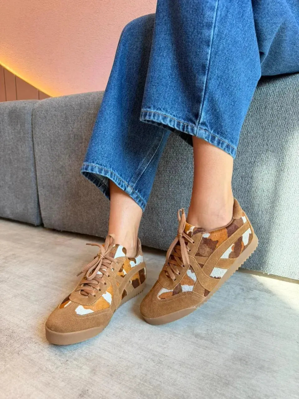 Tênis Júlia, Cow Print