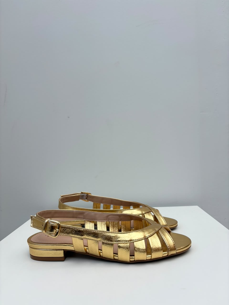 Slingback Cora, Dourado