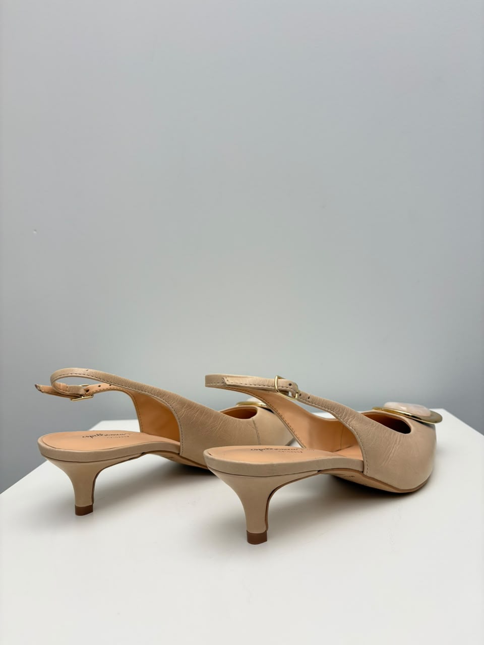 Scarpin Slingback Bárbara, Nude