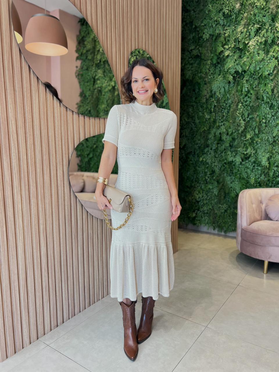 Vestido em Tricô Gigi