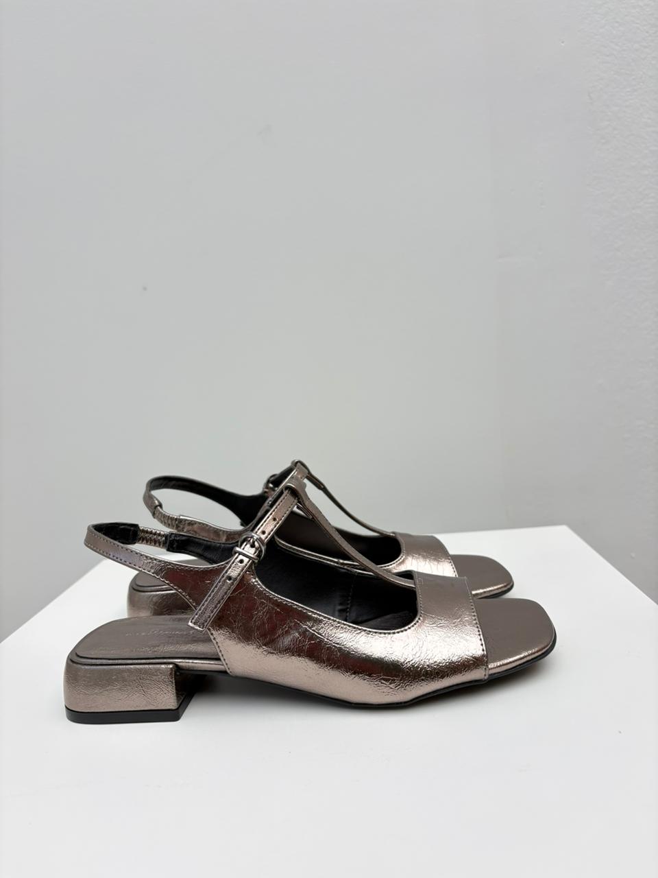 Rasteira Capri Prata Velho