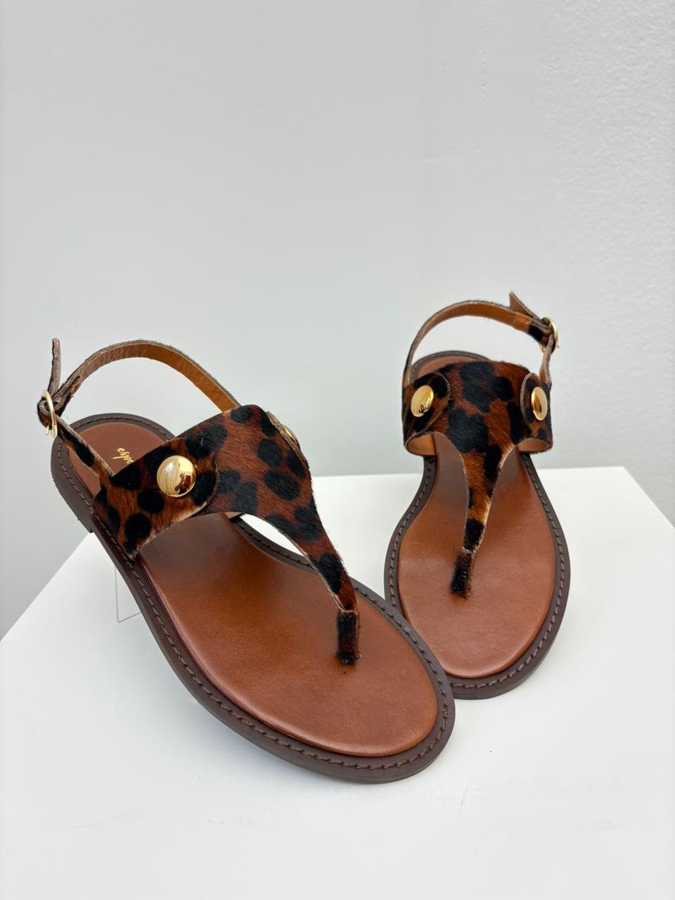 Rasteira Antonia, Animal Print