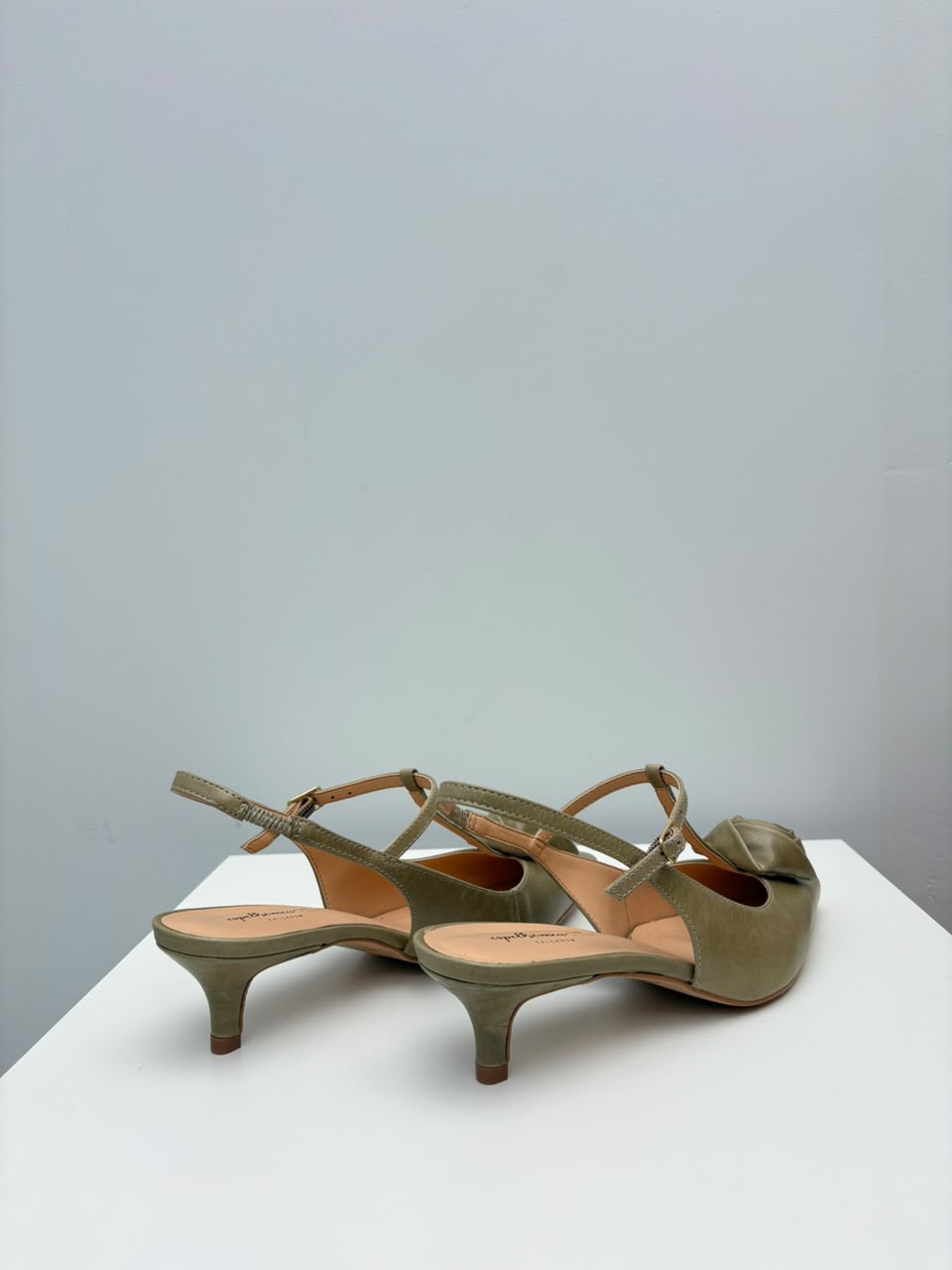 Slingback Jasmine, Verde Matcha