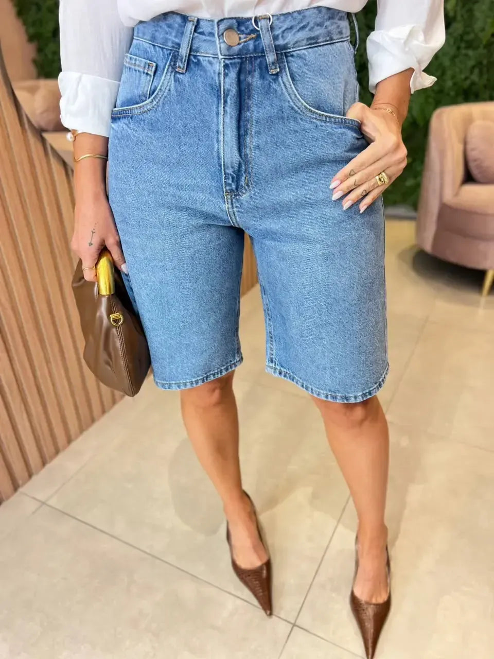 Bermuda Jeans Trama