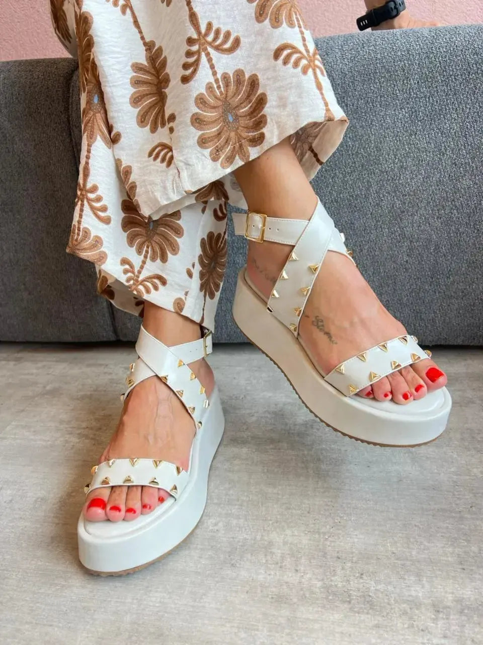 Flatform Jeni, Off White