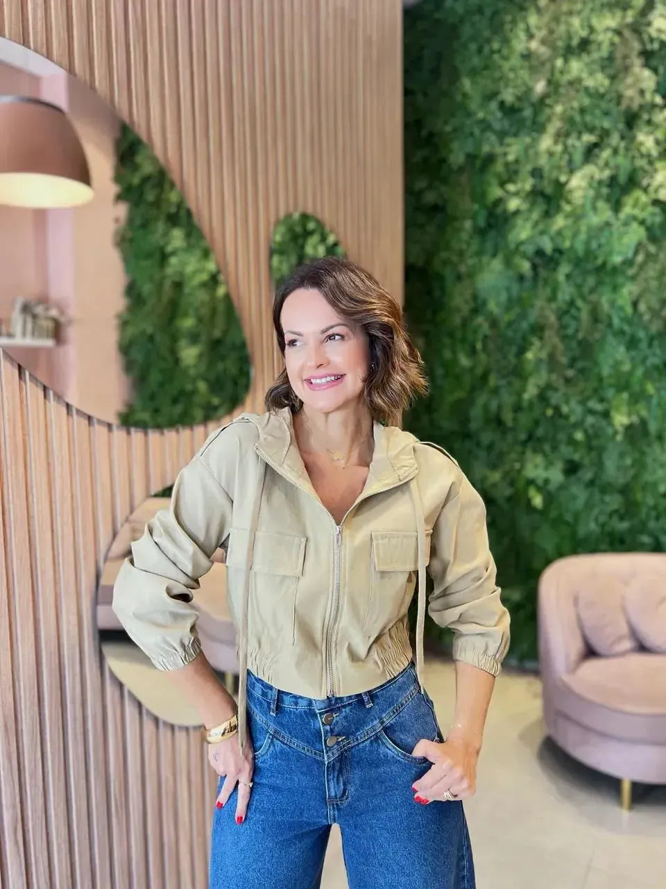 Jaqueta Bomber MO69, Cru