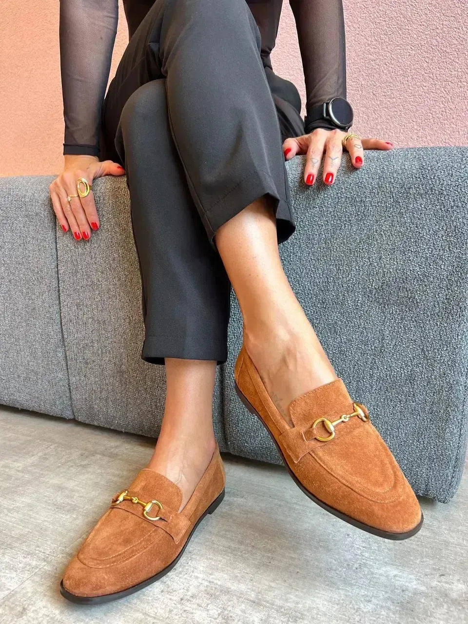 Mocassim Olivia, Caramelo