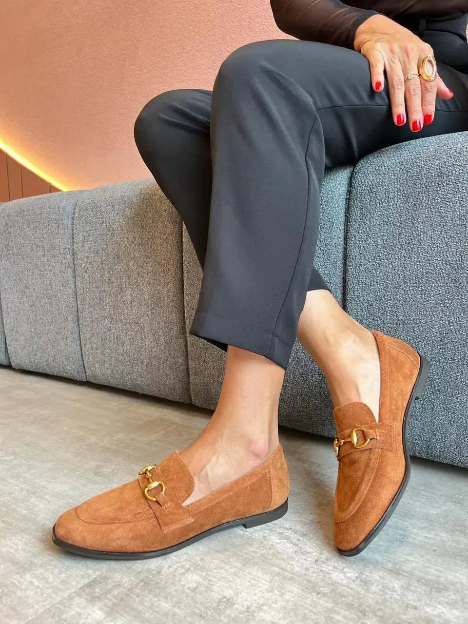 Mocassim Olivia, Caramelo