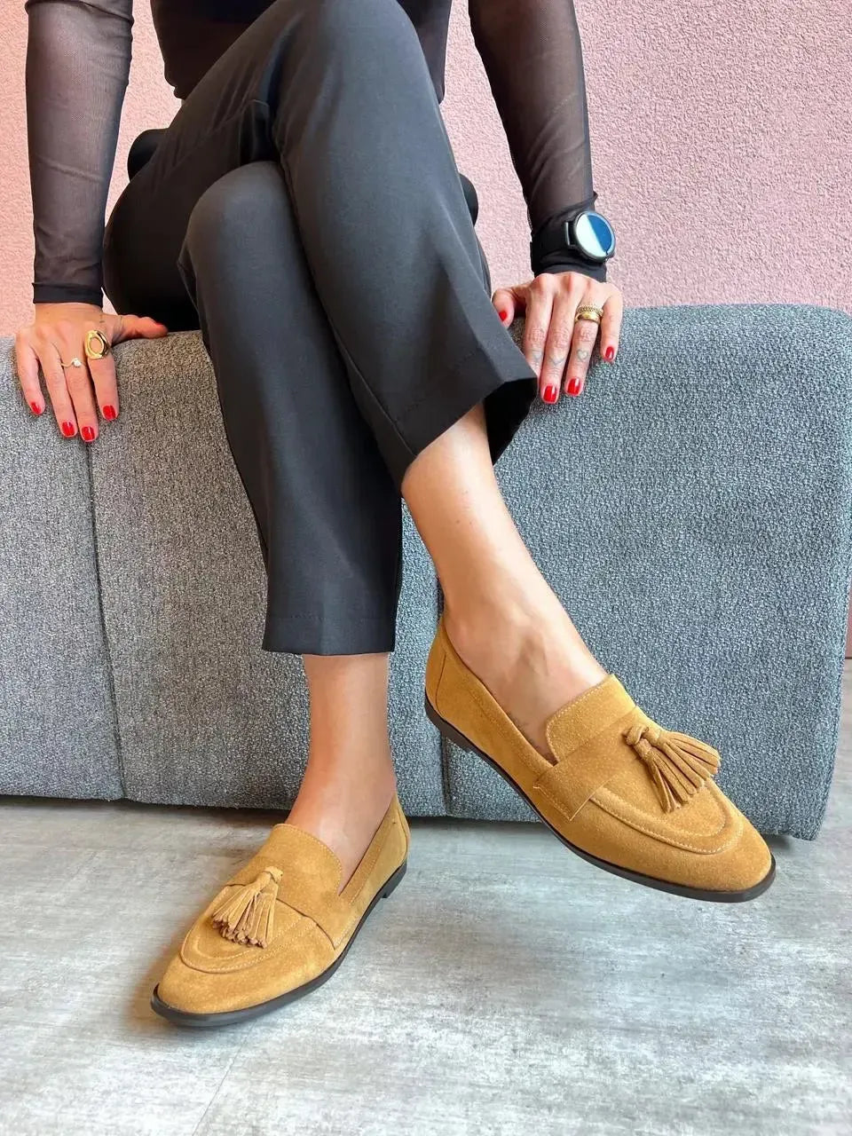 Mocassim Paola, Bege