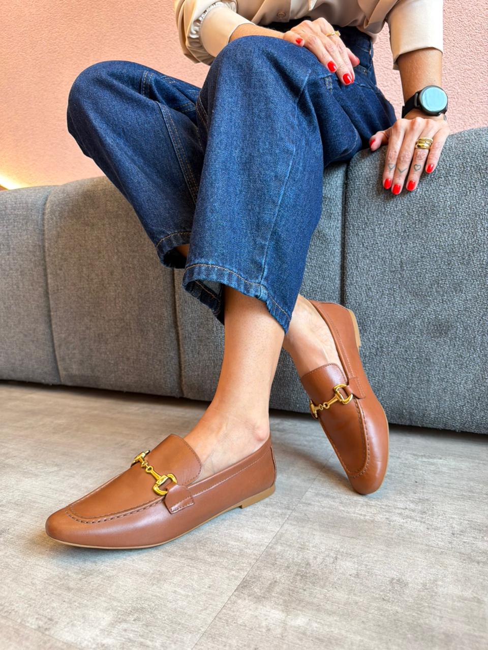 Mocassim Vogue, Caramelo