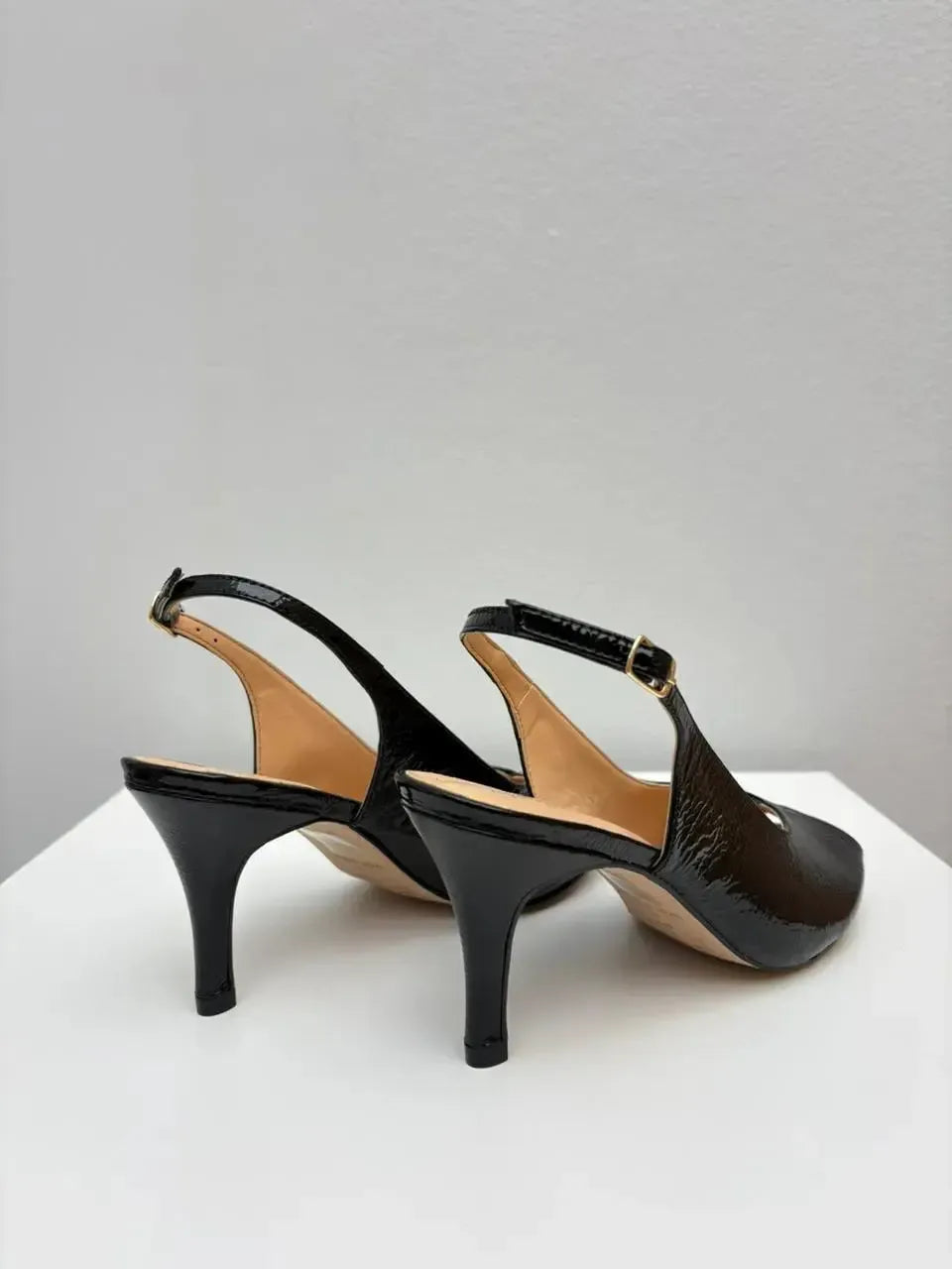 Peep Toe Aly, Preto