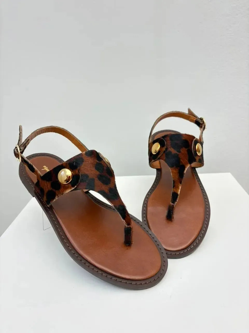 Rasteira Antonia, Animal Print