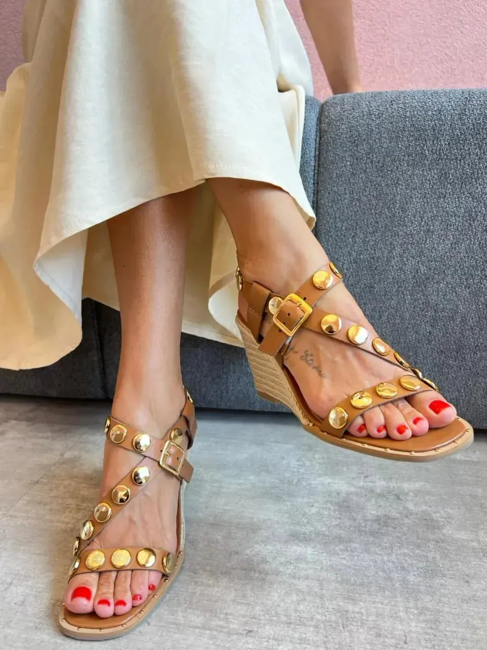 Sandália Anabela Iva