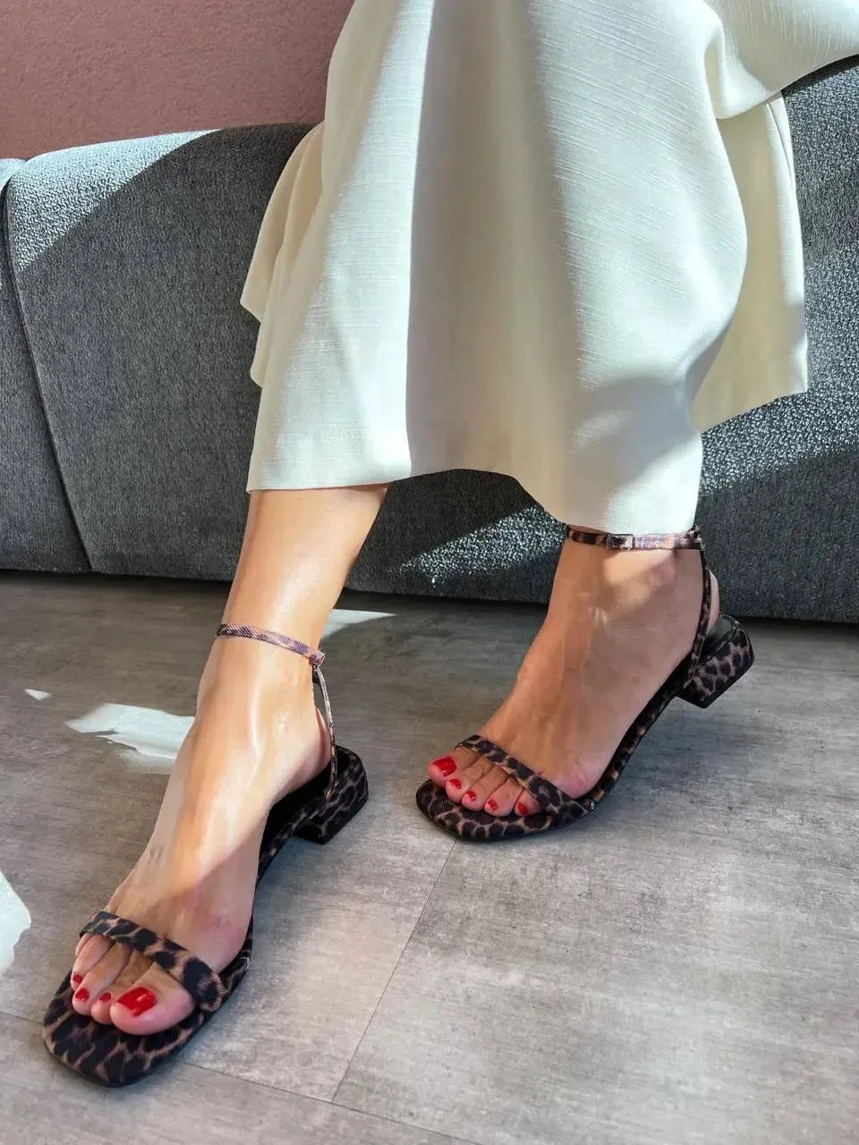 Sandália Maju, Animal Print