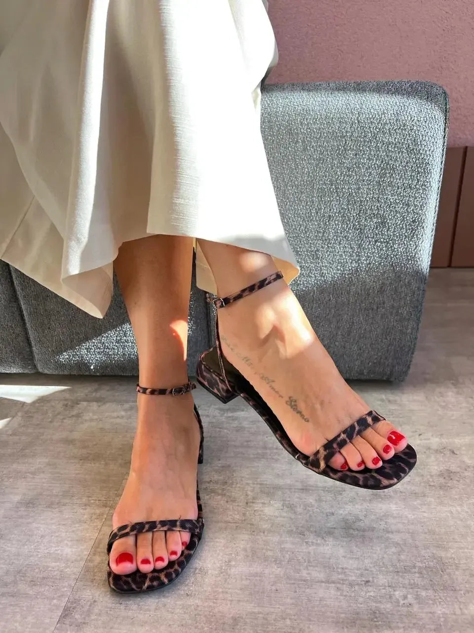 Sandália Maju, Animal Print