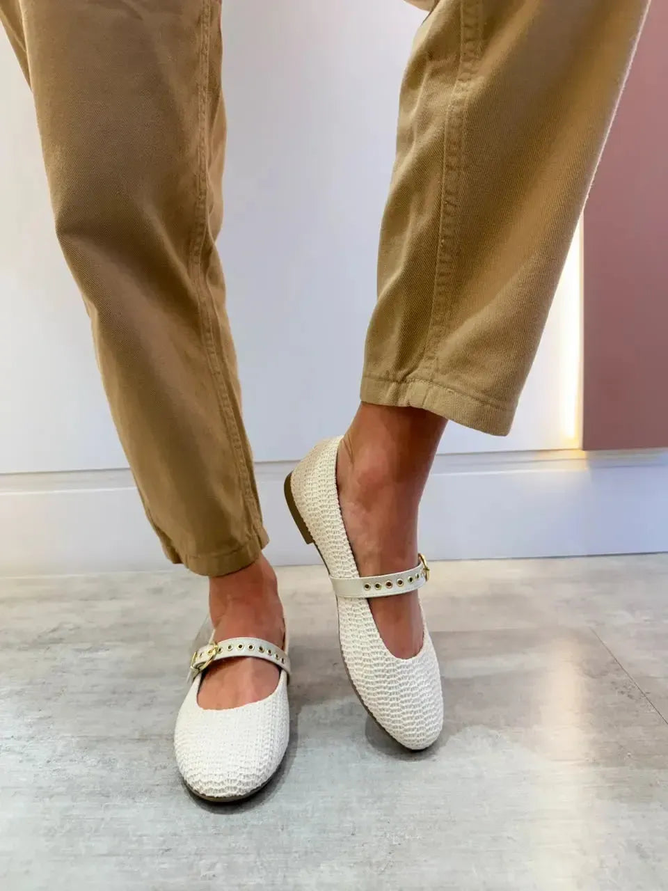 Sapatilha Mel, Off White