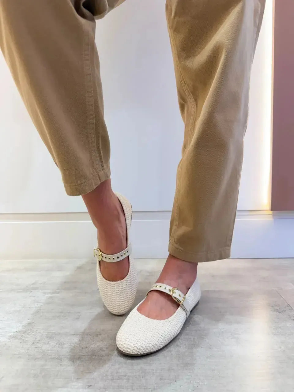 Sapatilha Mel, Off White