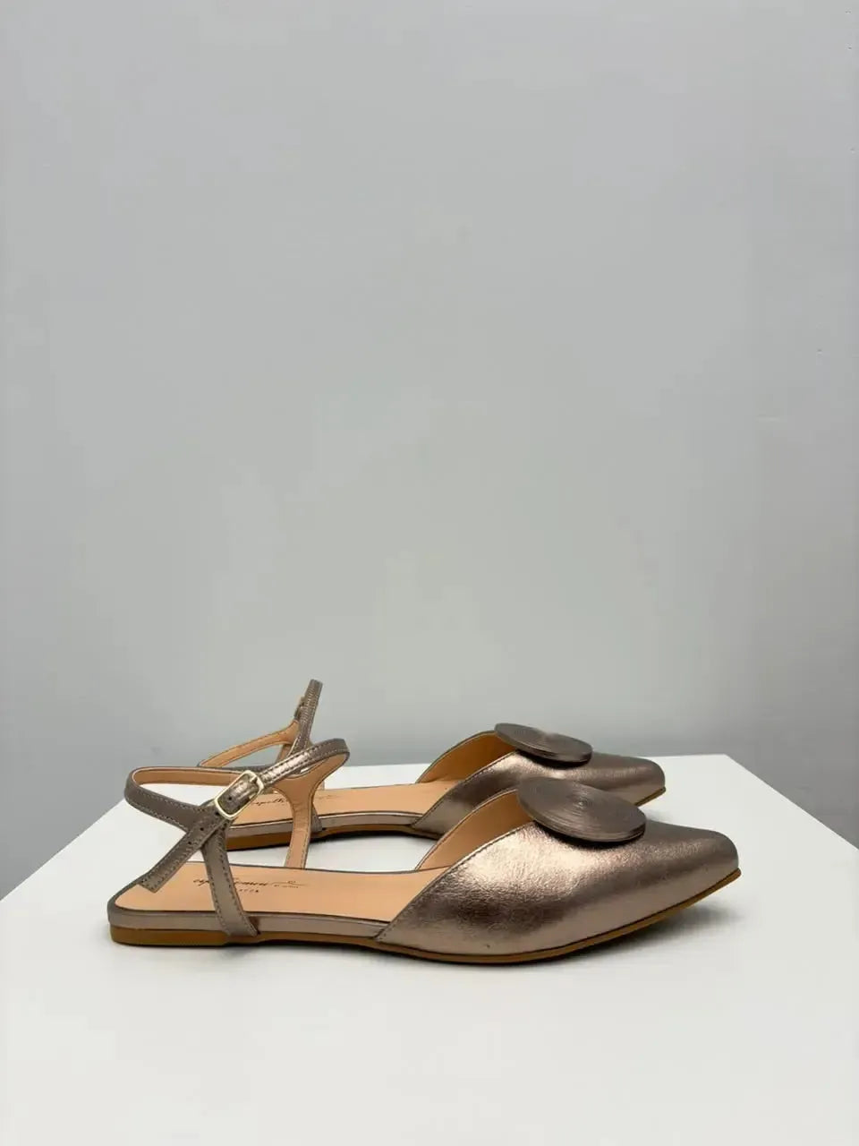 Sapatilha Slingback Clara, Prata Velha