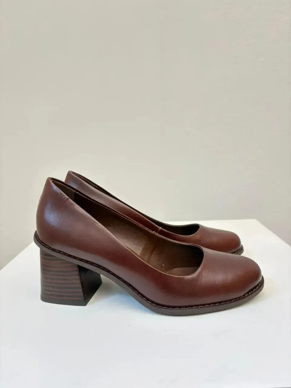 Scarpin Ester, Marrom